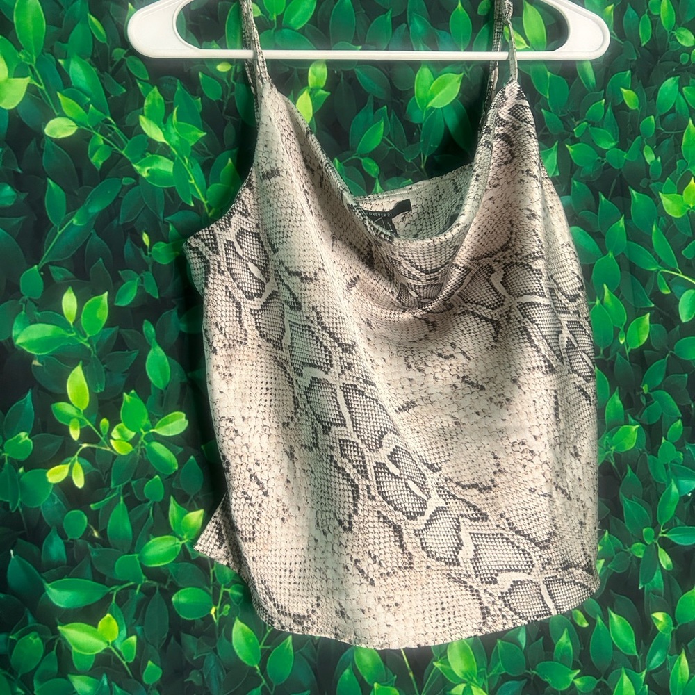 Reptile Print Tank Top
